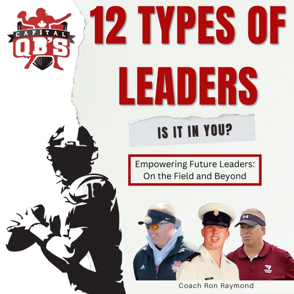 12 types of leadership Capital QBs Quarterback Training Ottawa 12 types of leaders Capital QBs Quarterback Training Ottawa