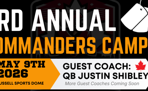 3rd Annual Commanders Challenge QB & REC Camp