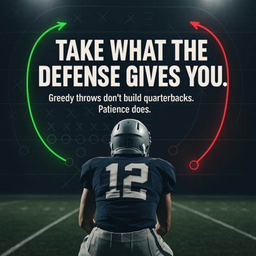 take what the defense gives you