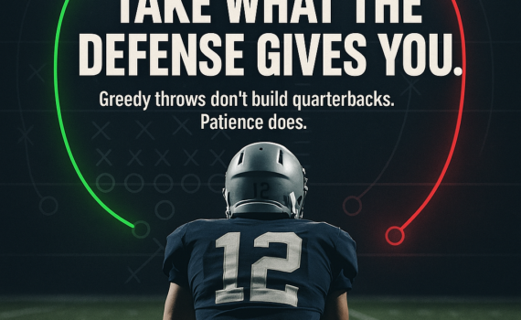 take what the defense gives you