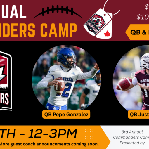 3rd Annual Commanders QB & Rec Camp