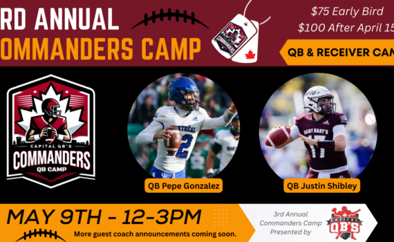3rd Annual Commanders QB & Rec Camp