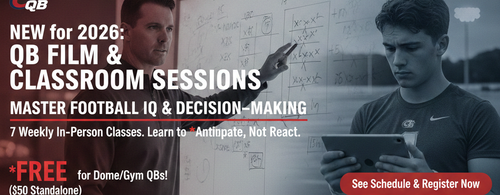 quarterback in film sessions