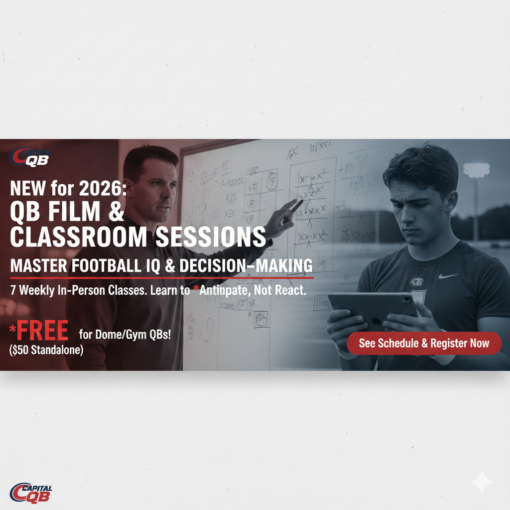 quarterback in film sessions