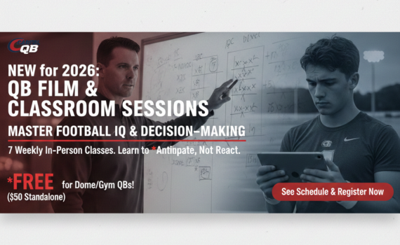 quarterback in film sessions