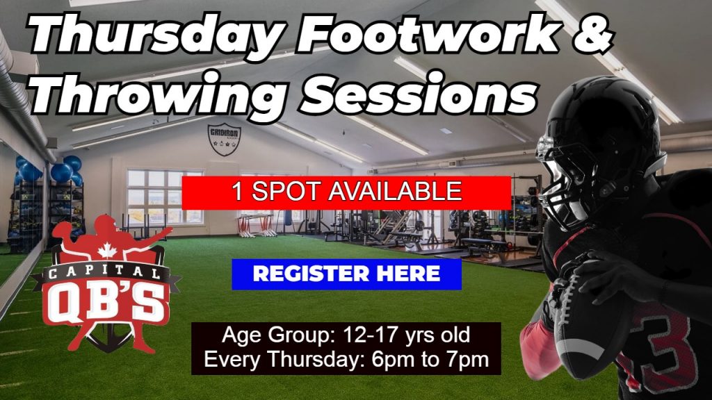 Quarterback Training Ottawa Capital QBs Quarterback Training Ottawa Quarterback Training Ottawa Capital QBs Quarterback Training Ottawa