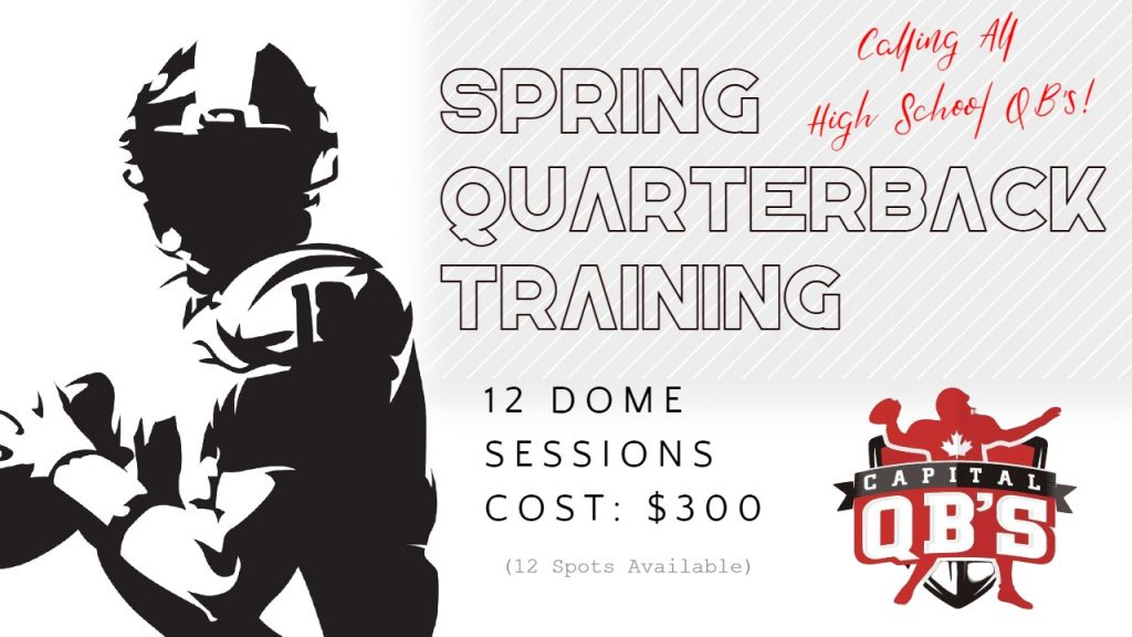 springtraining33 Capital QBs Quarterback Training Ottawa Ottawa high school quarterbacks Capital QBs Quarterback Training Ottawa